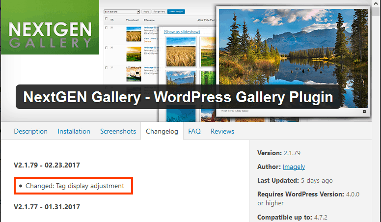 NextGEN Gallery WordPress Plugin Vulnerability