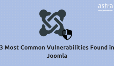 3 Most Common Vulnerabilities found in Joomla