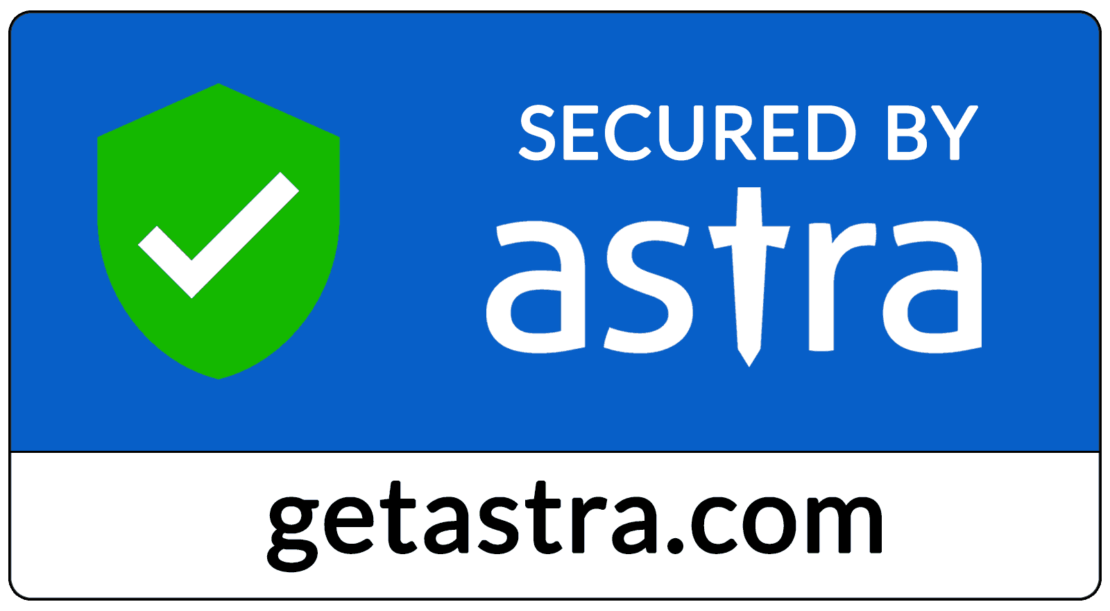 Astra Website Security Seal