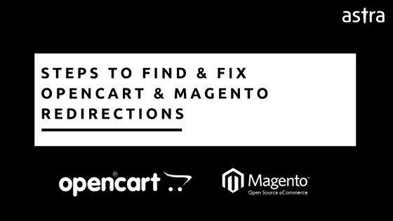 Opencart Magento website redirecting to malware sites