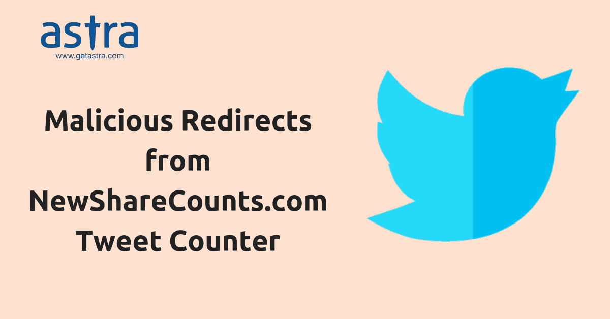 NewShareCounts.com Tweet Counter Redirecting to Malicious Pages
