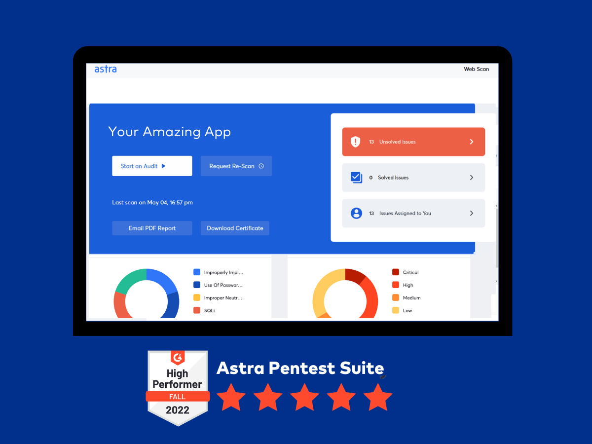 Astra Web App Pentest